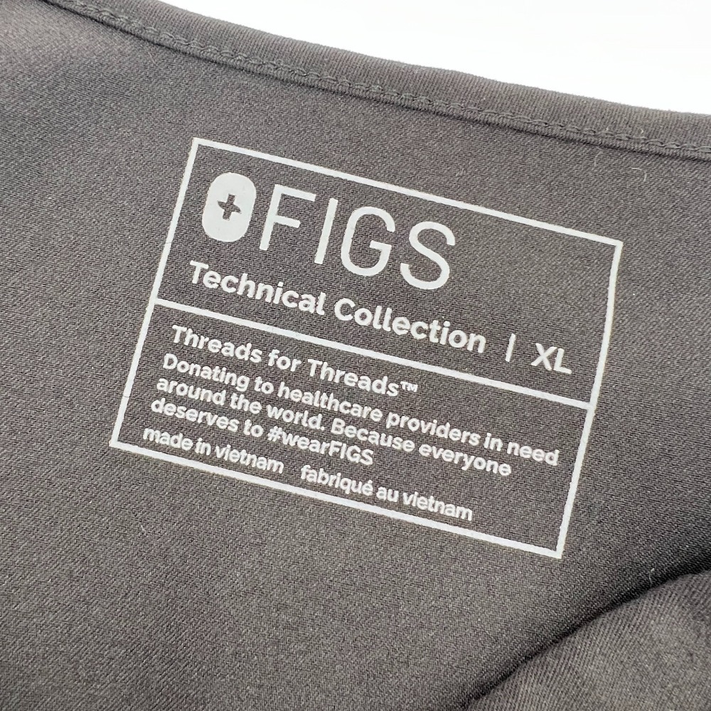 Figs Black Short Sleeve Women's Tee - Picture 5 of 6
